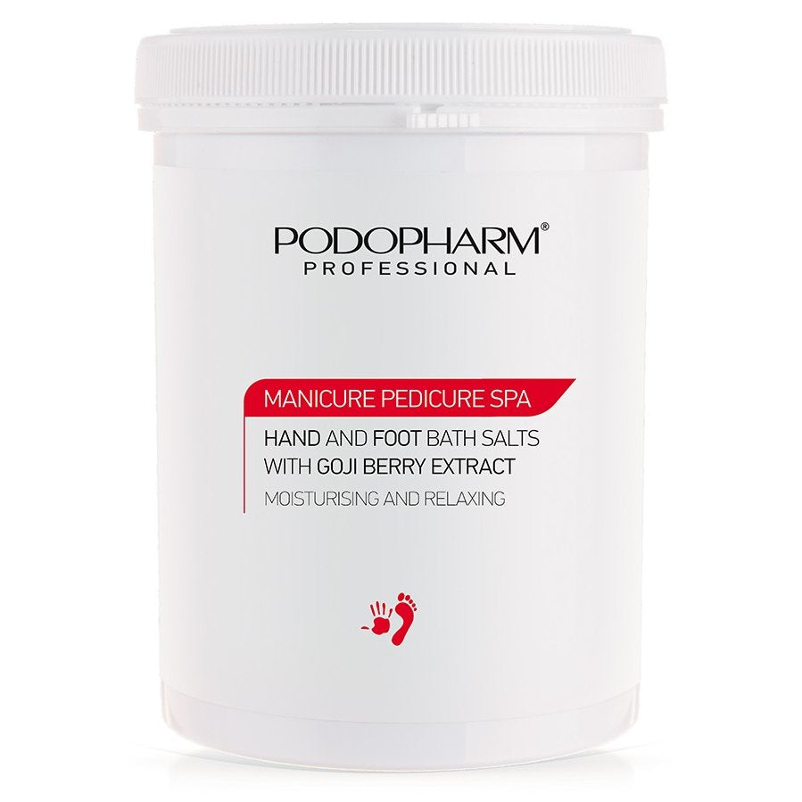 Podopharm Professional Moisturising and Relaxing Hand and Foot Bath Salt with Goji Berry Extract 1400g Podopharm