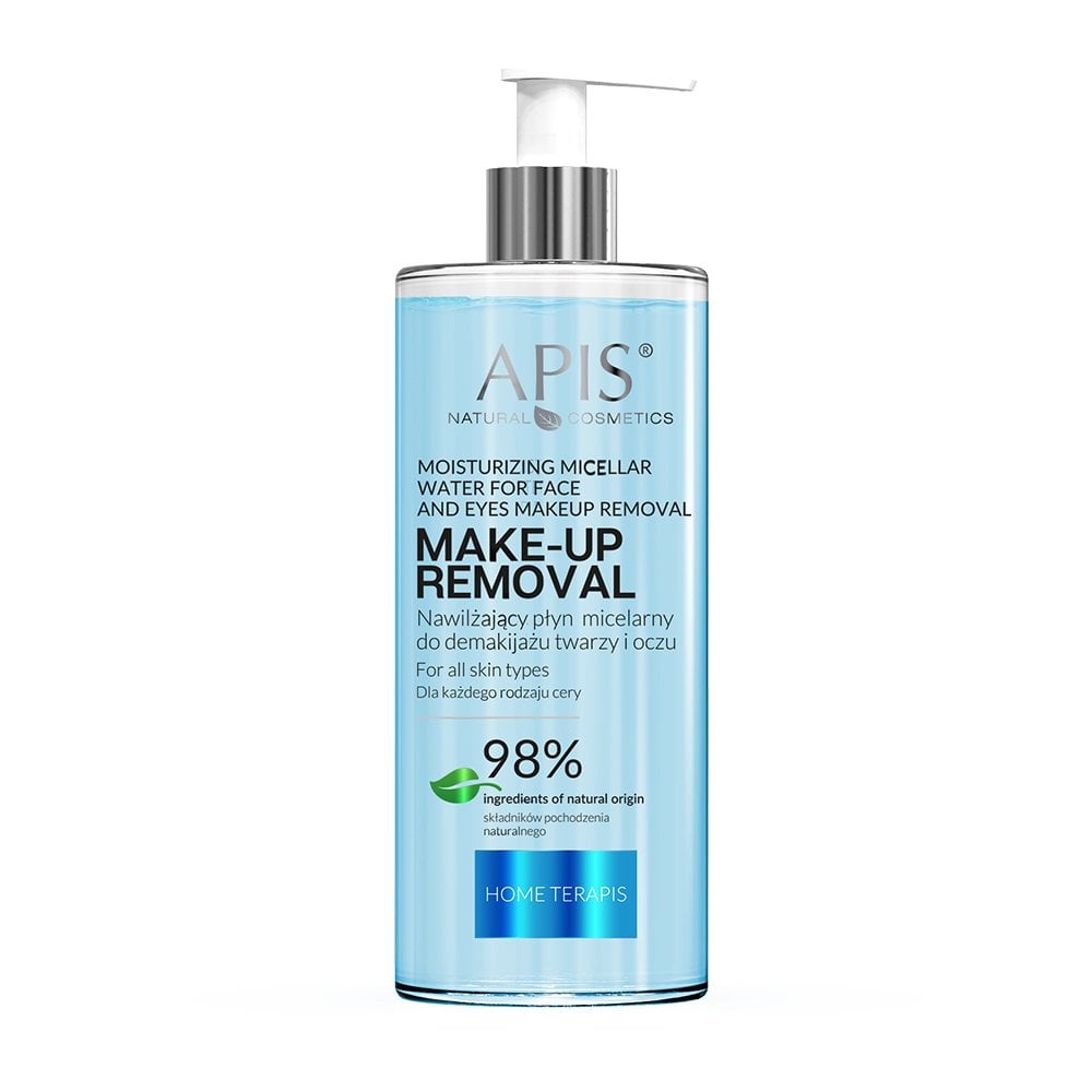 Apis Home Therapis Moisturising Micellar Water for Face and Eyes Makeup Removal 500ml Apis