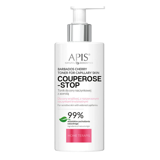 Apis Home Terapis Couperose Stop Barbados Cherry Toner for Capillary Skin 300ml Apis
