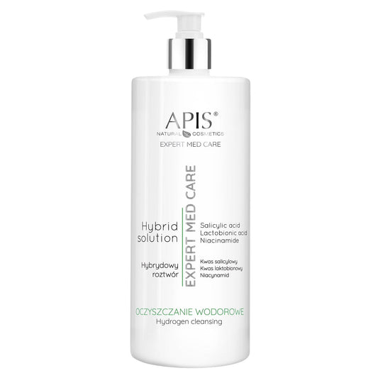 Apis Expert Med Hydrogen Solution with Salicylic Lactobionic Acid and Niacinamide 1000ml Apis