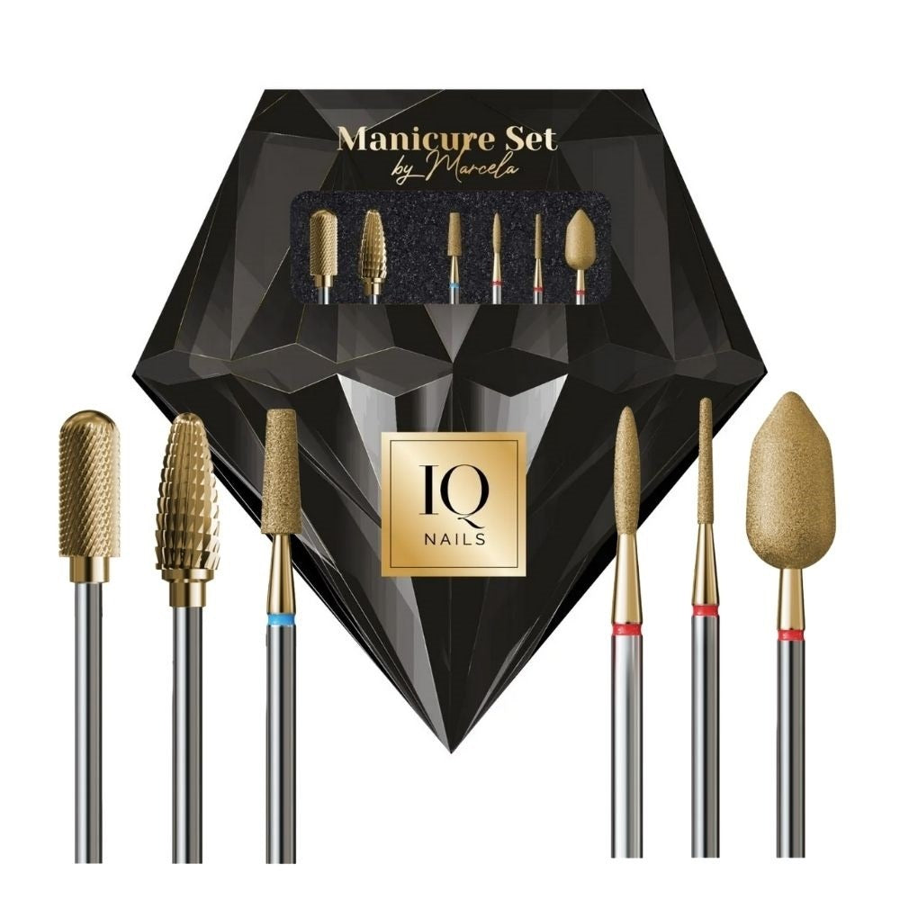IQ Nails Quick & Easy Nail Drill Bit Mani 27 Set 5pcs IQ Nails