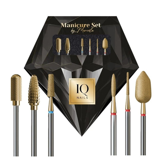 IQ Nails Quick & Easy Nail Drill Bit Mani 27 Set 5pcs IQ Nails