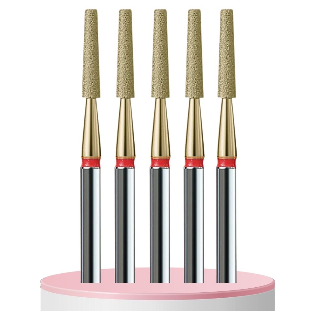IQ Nails Diamond Nail Drill Bits Cut Cone Shape 2.1mm 173.514.021 ZRN 5pcs IQ Nails