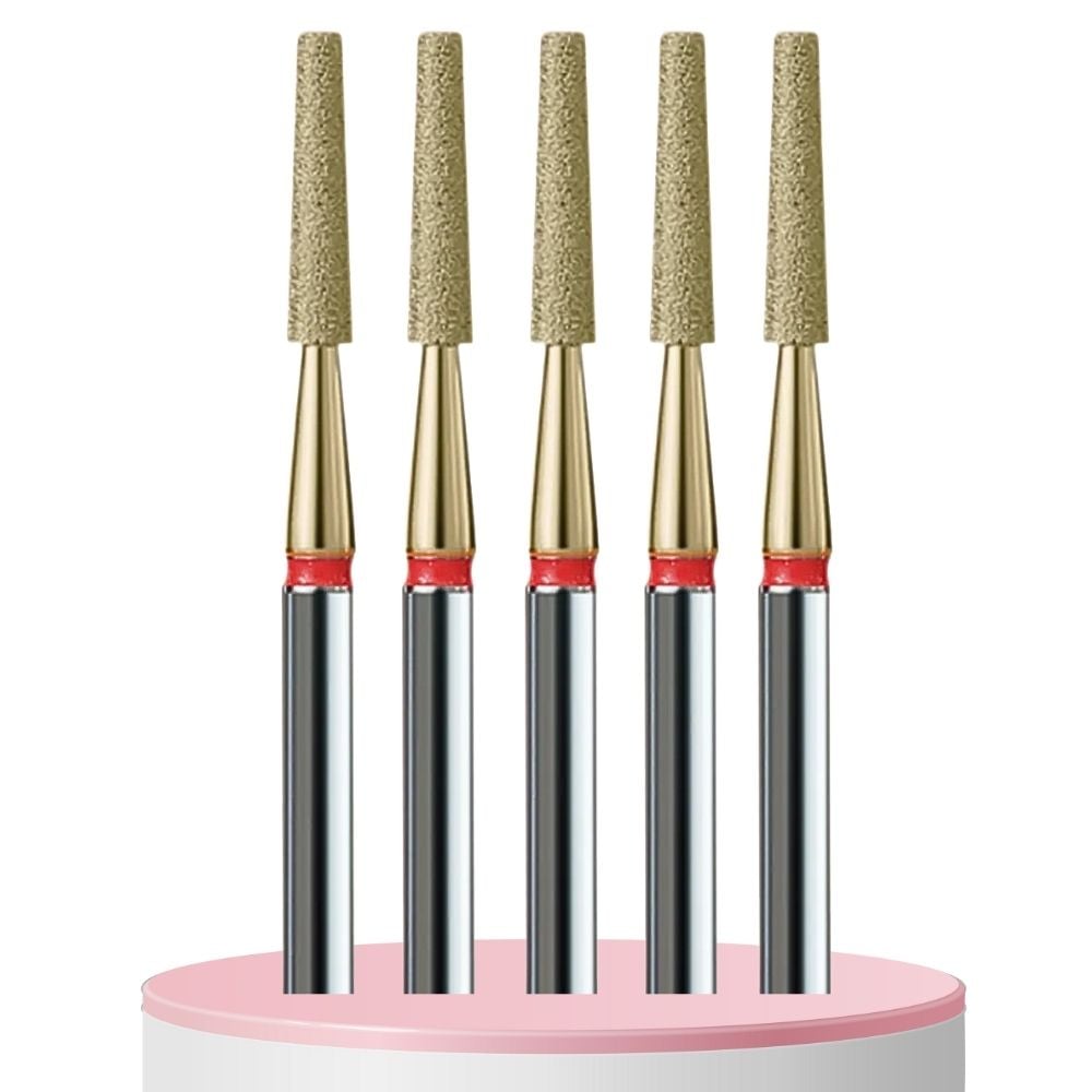 IQ Nails Diamond Nail Drill Bits Cut Cone Shape 2.1mm 173.514.021 ZRN 5pcs IQ Nails