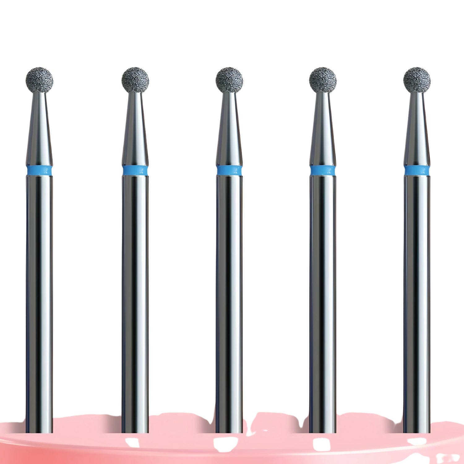 IQ Nails Standard Diamond Coated Drill Bits for Cuticle Care 5pcs IQ Nails