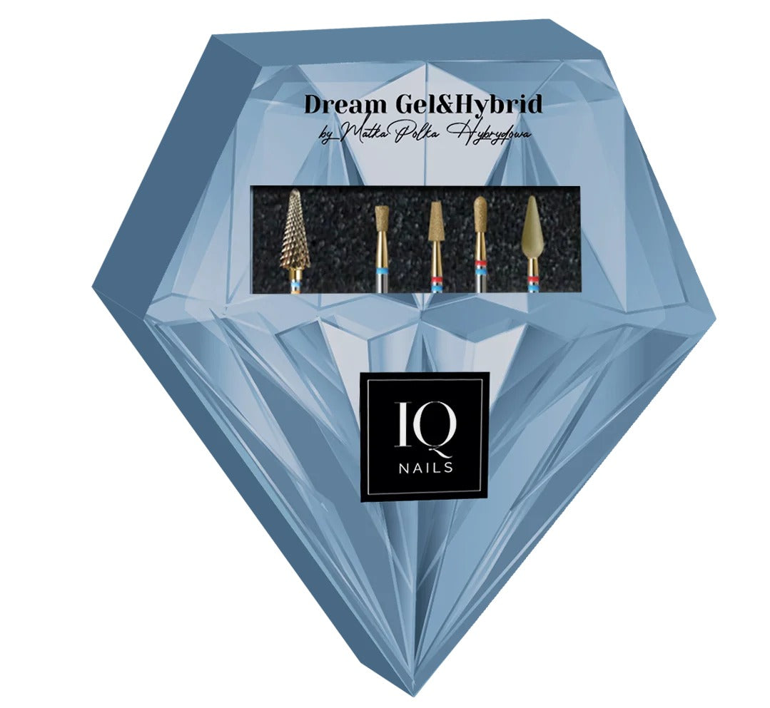 IQ Nails Dream Gel  & Hybrid Manicure Set All in One 5pcs IQ Nails