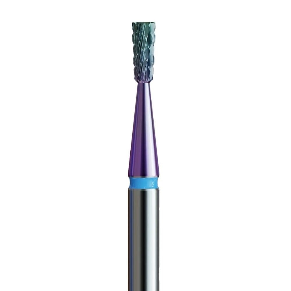 IQ Nails Cuticle 3in1 Tungsten Carbide Nail Drill Bit Flat Top Cone Cross Cut 1.6mm KMN-225X HP.016 IQ Nails