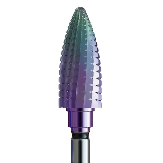 IQ Nails Tungsten Carbide Nail Drill Bit Large Flame Straight Cut Extra Coarse 6mm KMN-275QSG HP.060 IQ Nails