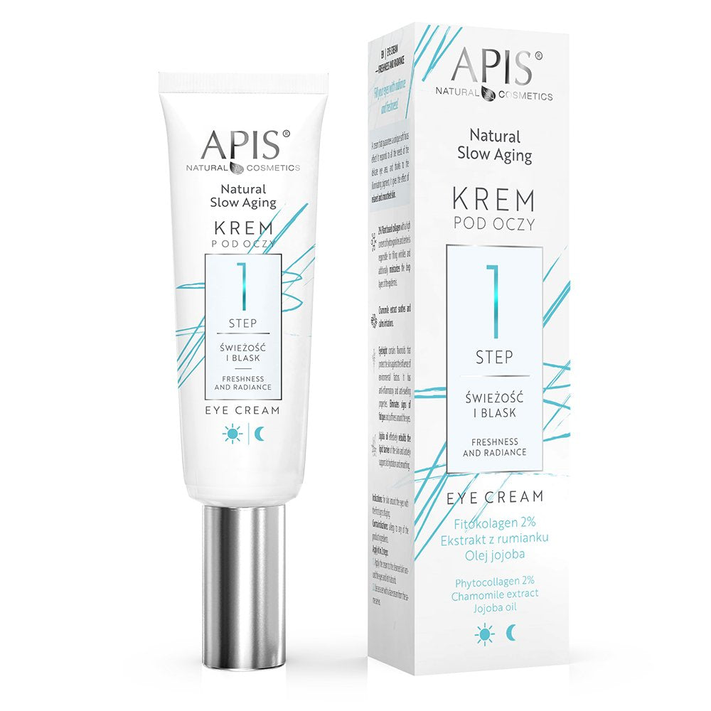 Apis Natural Slow Aging Step 1 Freshness and Radiance Eye Cream 15ml Apis