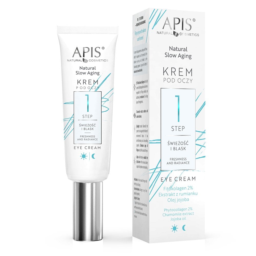 Apis Natural Slow Aging Step 1 Freshness and Radiance Eye Cream 15ml Apis