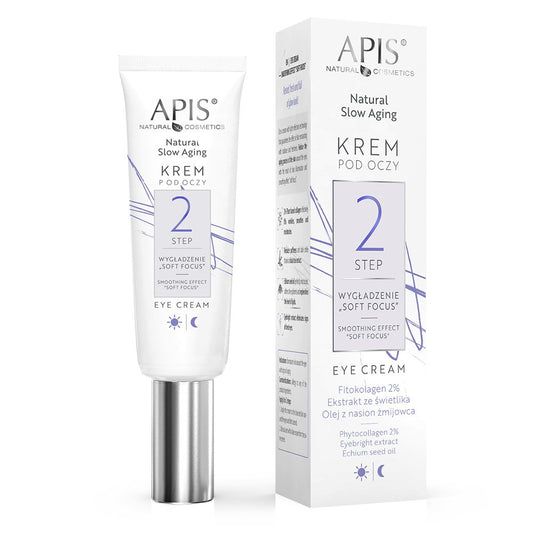 Apis Natural Slow Aging Step 2 Smoothing Effect Soft Focus Eye Cream 15ml Apis