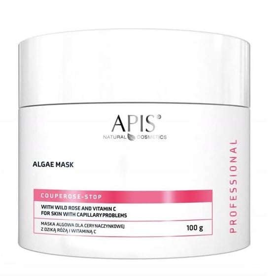 Apis Professional Couperose Stop Wild Rose and Vitamin C Algae Mask for Capillary Skin 100g Apis