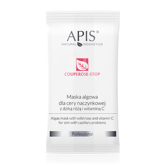 Apis Professional Couperose Stop Wild Rose and Vitamin C Algae Mask for Capillary Skin 20g Apis