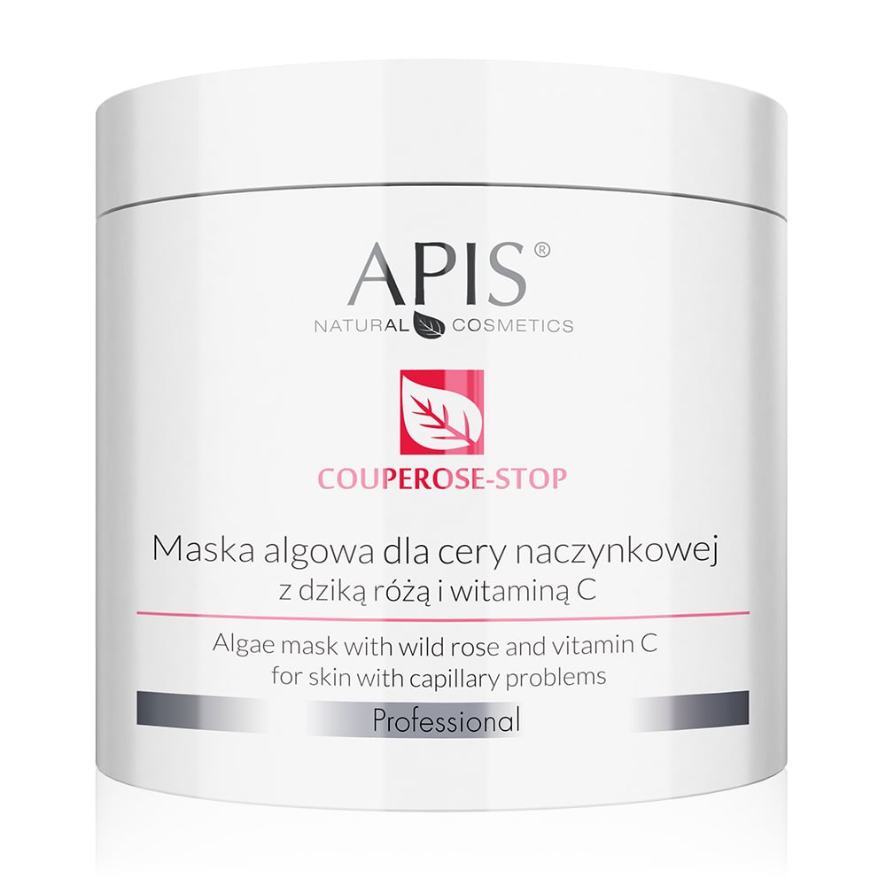 Apis Professional Couperose Stop Wild Rose and Vitamin C Algae Mask for Capillary Skin 200g Apis