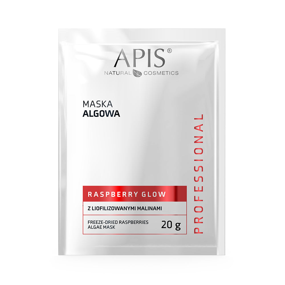 Apis Professional Raspberry Glow Freeze-Dried Raspberries Algae Mask 20g Apis