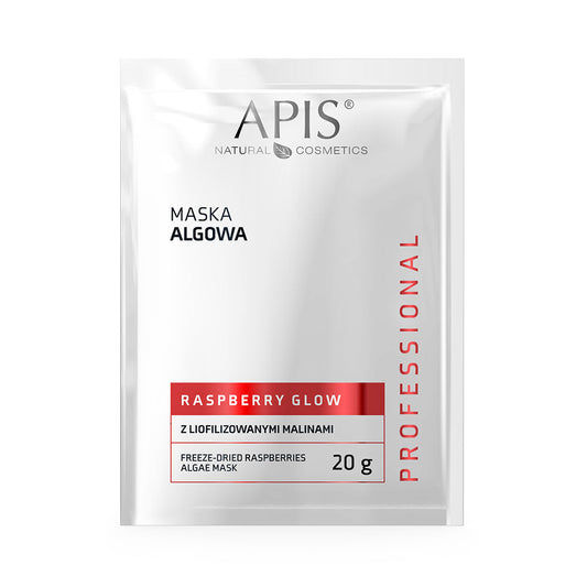 Apis Professional Raspberry Glow Freeze-Dried Raspberries Algae Mask 20g Apis