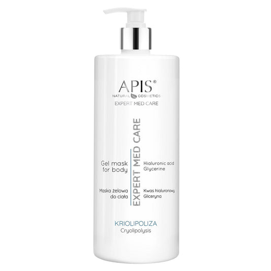 Apis Expert Med Care Gel Body Mask for Cryolipolisys with Hyaluronic Acid and Glycerin 1000ml/Expiry-07/05/2026 Apis