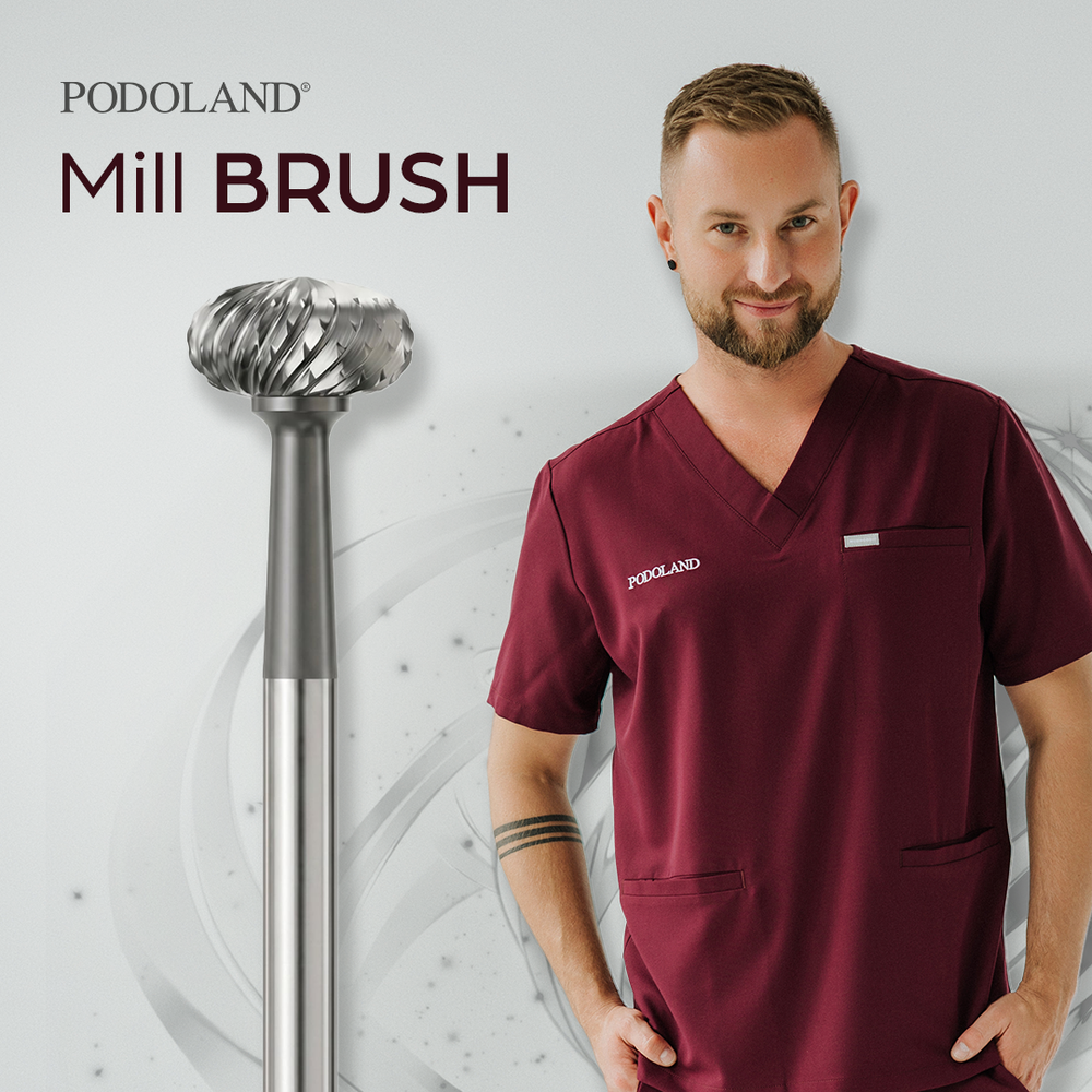Podiatric Mill Brush (Pro) Podoland
