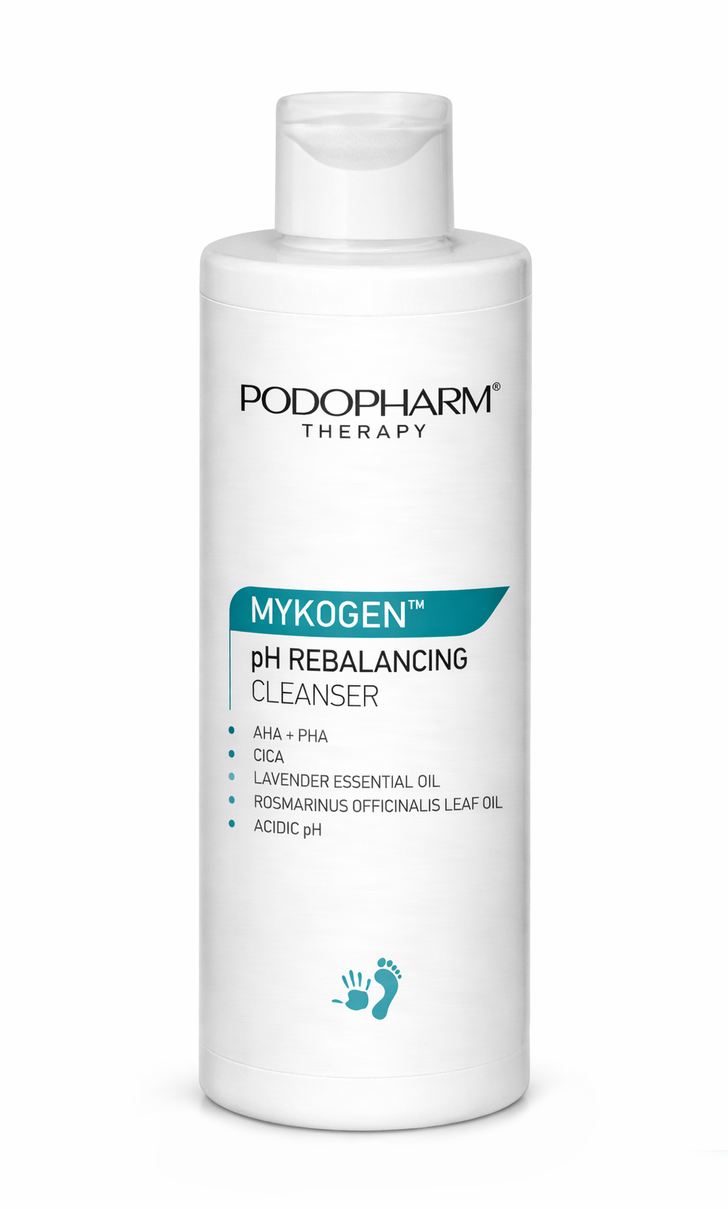 Podopharm Therapy Mykogen pH Balancing  Skin and Nails Cleanser 200ml Podopharm