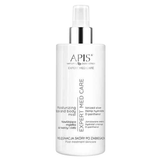 Apis Expert Med Care Moisturising Face & Body Mist with Ionized Silver 300ml Apis