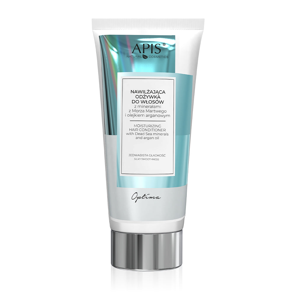 Apis Optima Moisturising Hair Conditioner with Dead Sea Minerals and Argan Oil 200ml Apis