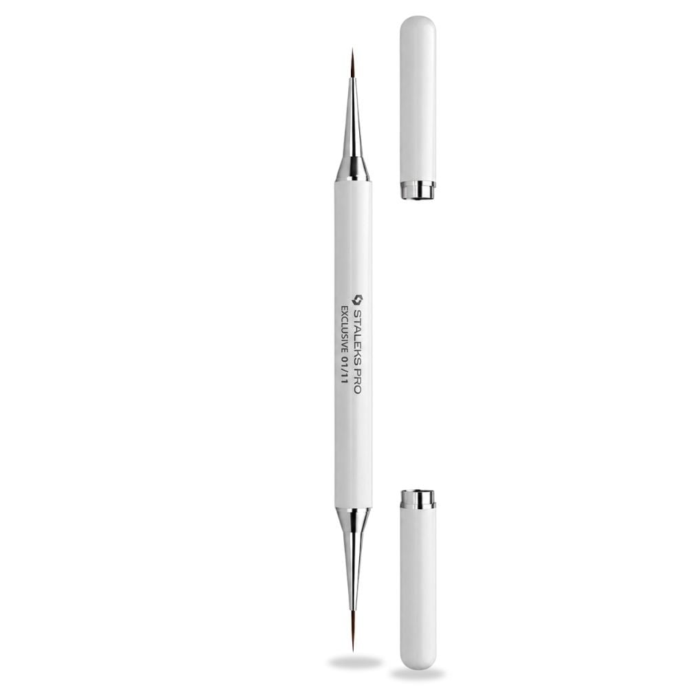 Staleks  Exclusive 01/11 Double-Sided Gel Brush 12mm / Liner 7mm Staleks