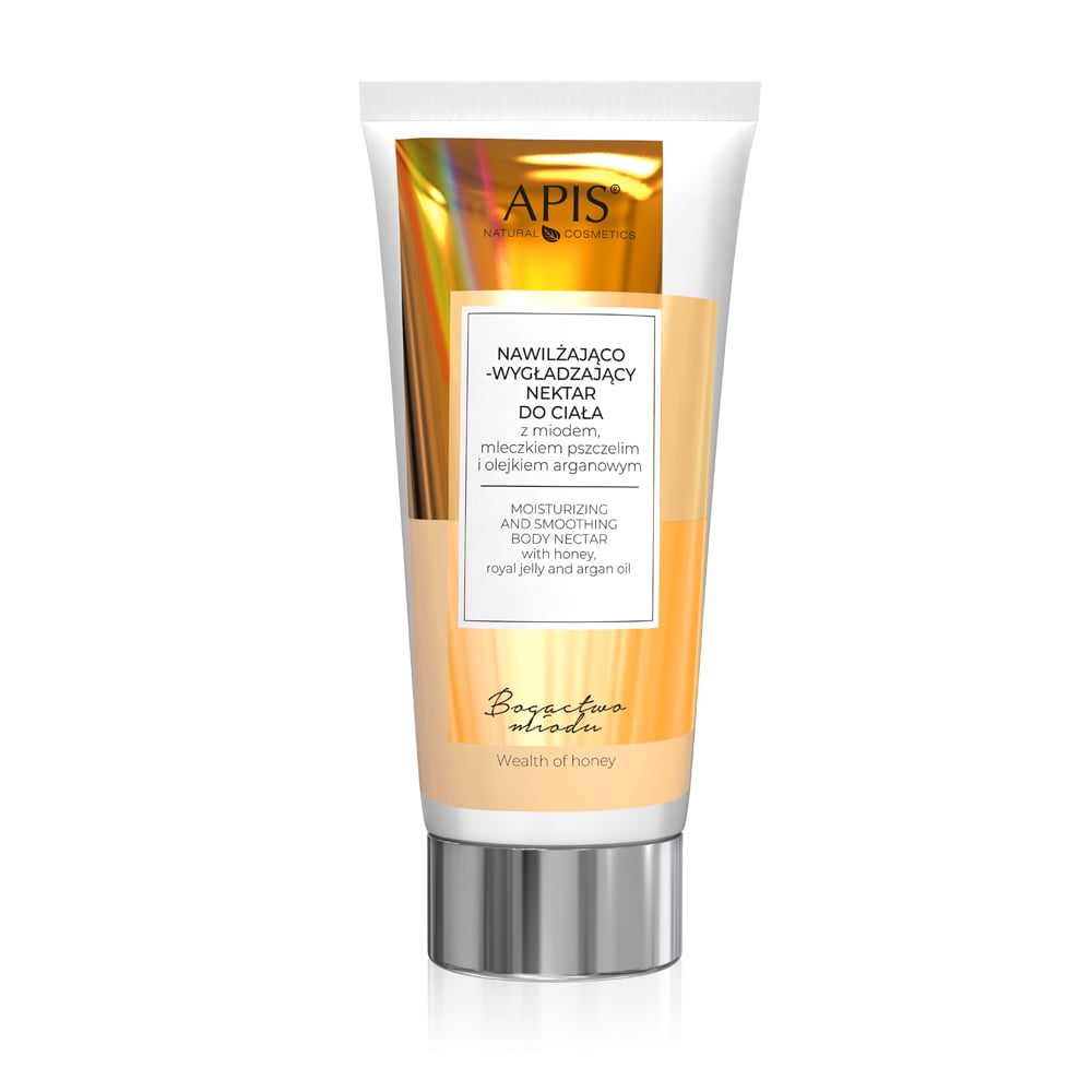 Apis Wealth of Honey 93% Natural Ingredients Body Nectar with Royal Jelly and Almond Oil 200ml Apis