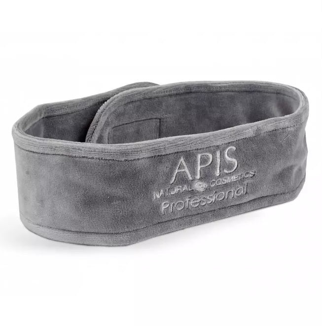 Apis Professional Velour Headband for Beauty Treatments SPA Home Use Apis