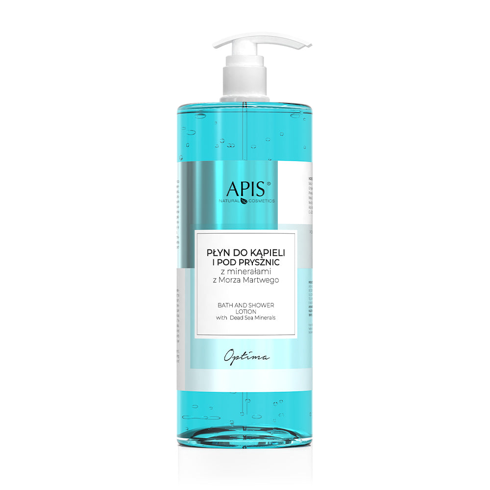 Apis Optima Bath and Shower Gel with Dead Sea Minerals 1L Apis