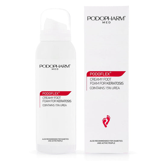 Podopharm Med Podoflex Foamy Foot Cream for Keratosis with 15% Urea 125ml Podopharm