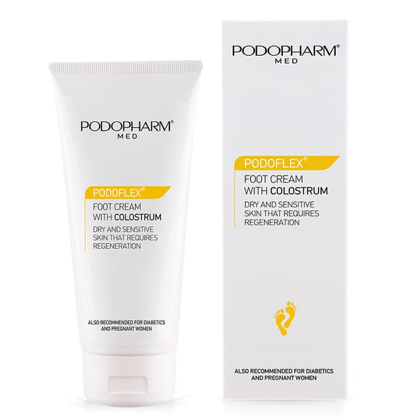 Podopharm Med Podoflex Foot Cream with Colostrum for Dry and Sensitive Skin that Requires Regeneration 75ml Podopharm