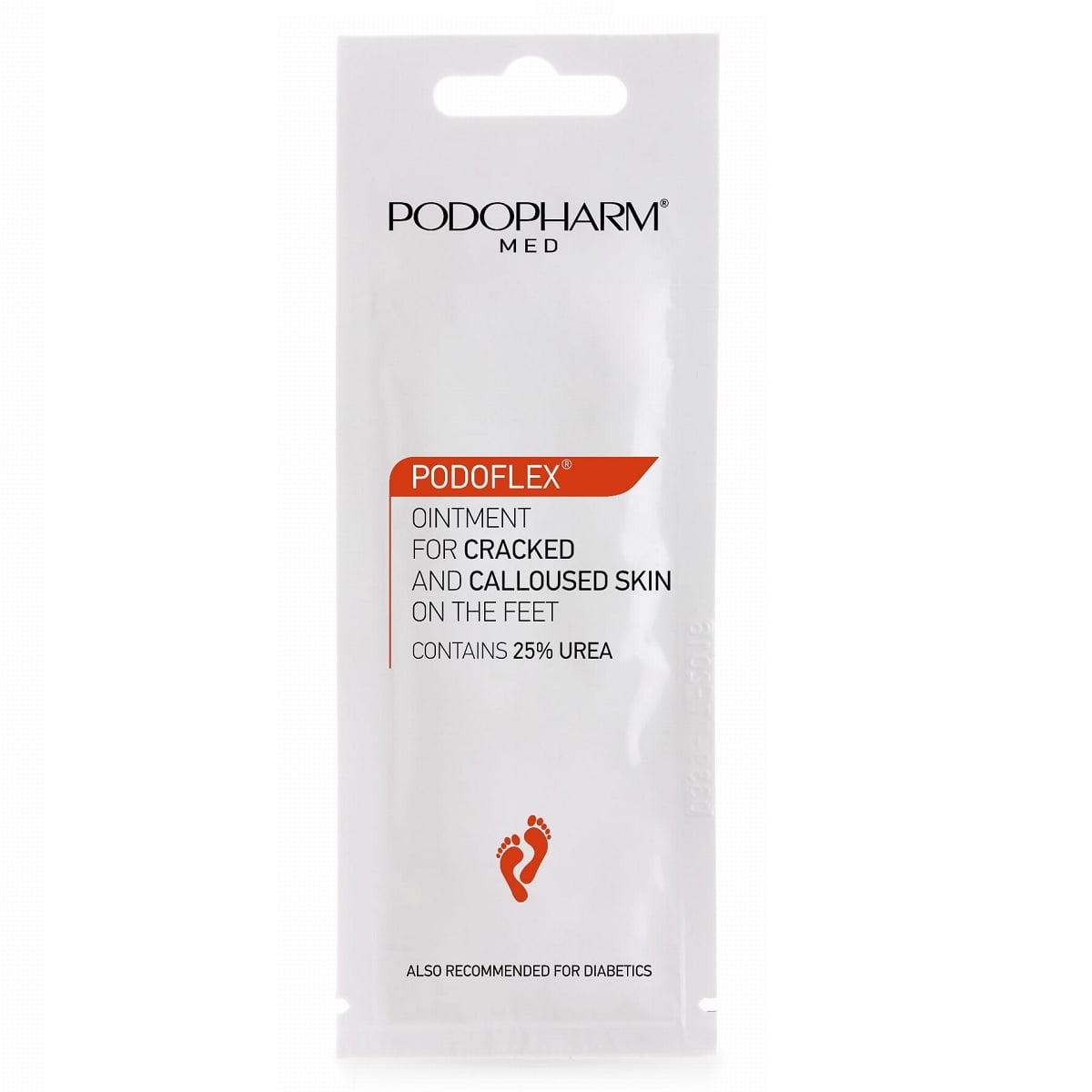 Podopharm Med Podoflex Ointment for Cracked and Calloused Skin on the Feet 25% Urea 10ml Podopharm