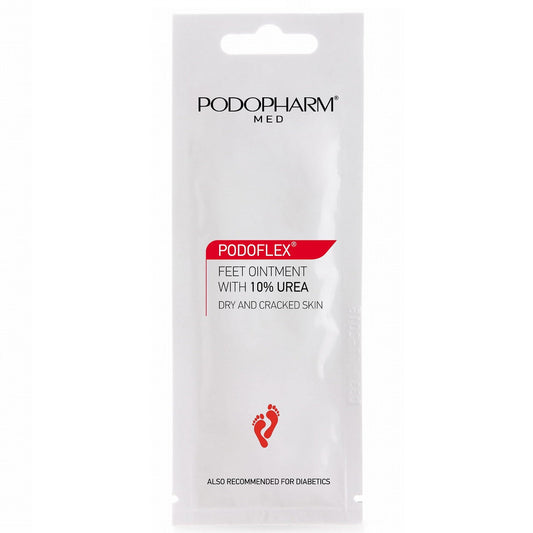 Podopharm Med Podoflex Ointment for Feet with 10% Urea Dry and Cracked Skin 10ml Podopharm
