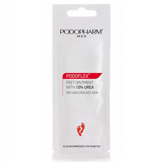 Podopharm Med Podoflex Ointment for Feet with 10% Urea Dry and Cracked Skin 10ml Podopharm