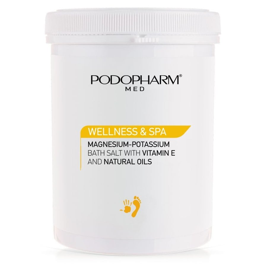 Podopharm Professional Wellness & Spa Magnesium-Potassium Bath Salt with Vitamin E and Natural Oils 1400g Podopharm