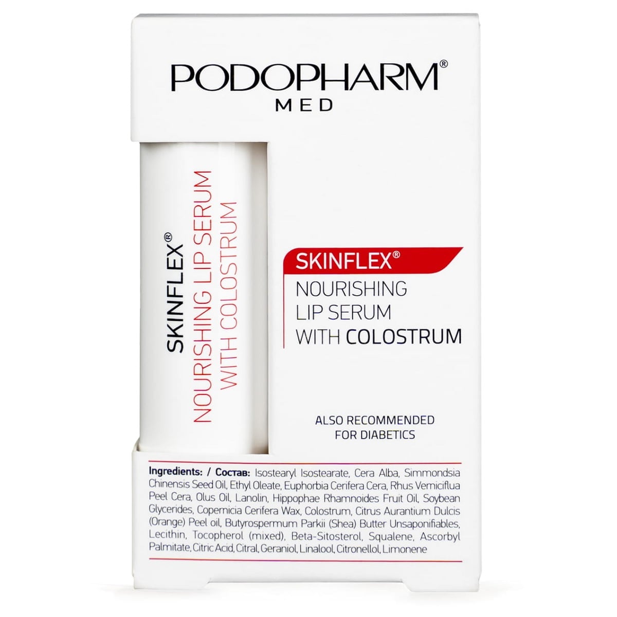 Podopharm Med Skinflex Nourishing Lip Serum with Colostrum 4.9g Podopharm