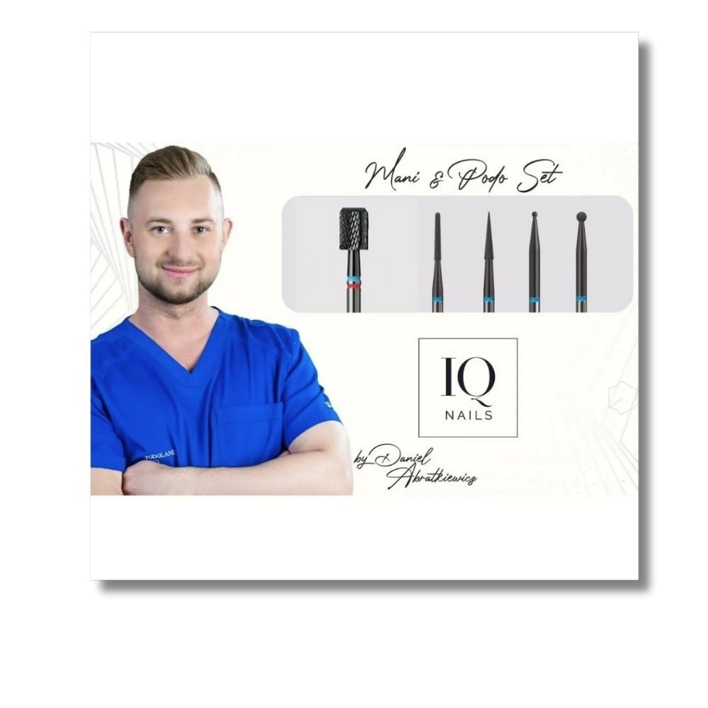 IQ Nails Professional Podologic PODO1 Nail Dill Bit Set 5pcs IQ Nails
