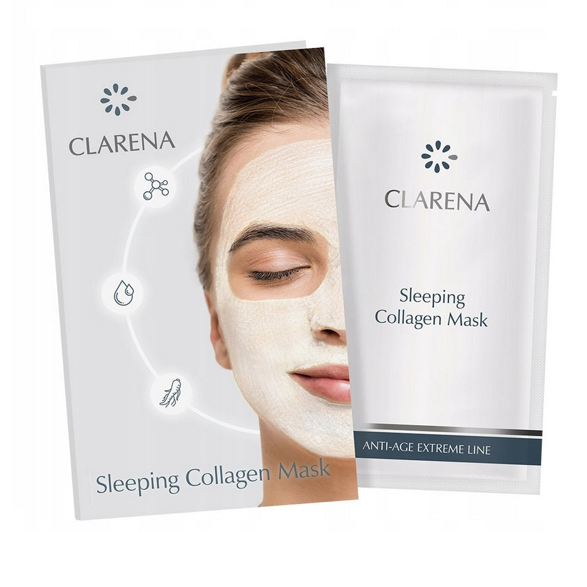 Clarena Sleeping Energizing Collagen Night Mask 1pc Clarena