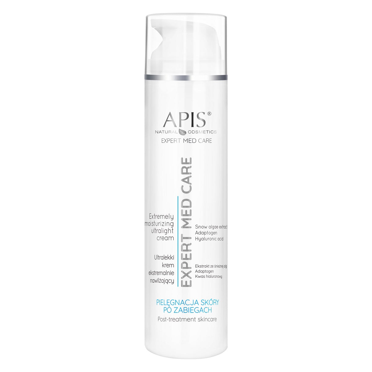 Apis Expert Med Care Extremely Moisturizing Ultralight Cream with Snow Algae Extract and Hyaluronic Acid 200ml Apis