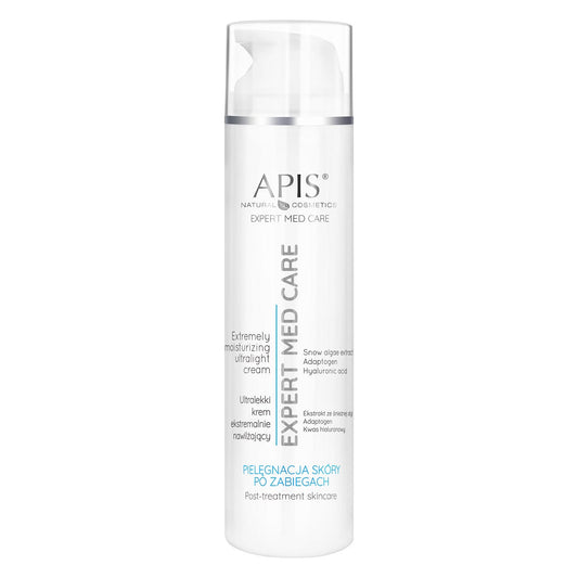 Apis Expert Med Care Extremely Moisturizing Ultralight Cream with Snow Algae Extract and Hyaluronic Acid 200ml Apis