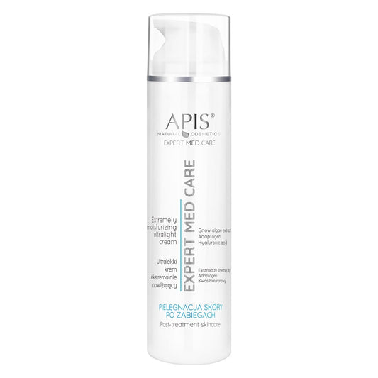 Apis Expert Med Care Extremely Moisturizing Ultralight Cream with Snow Algae Extract and Hyaluronic Acid 200ml Apis