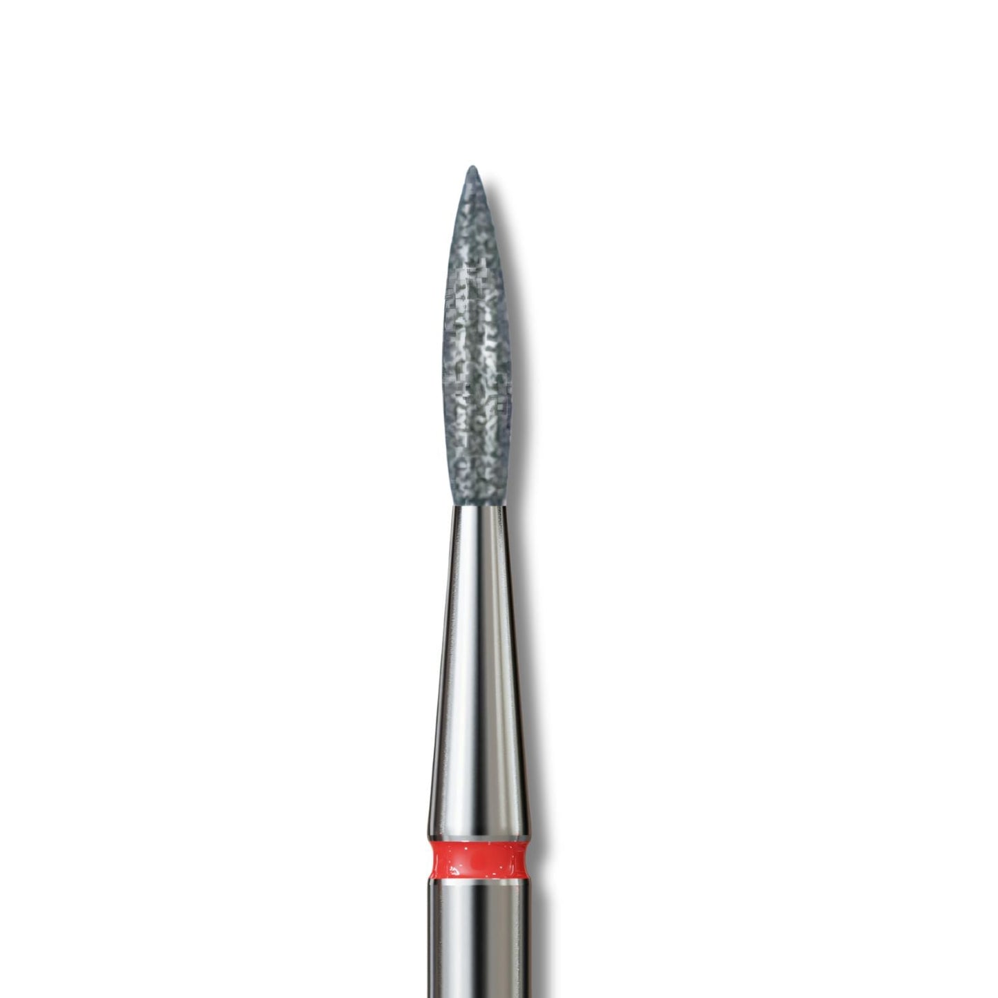 IQ Nails Diamond Nail Drill Bit Flame Shaped Fine 1.8mm XL Red 243.514.018XL IQ Nails