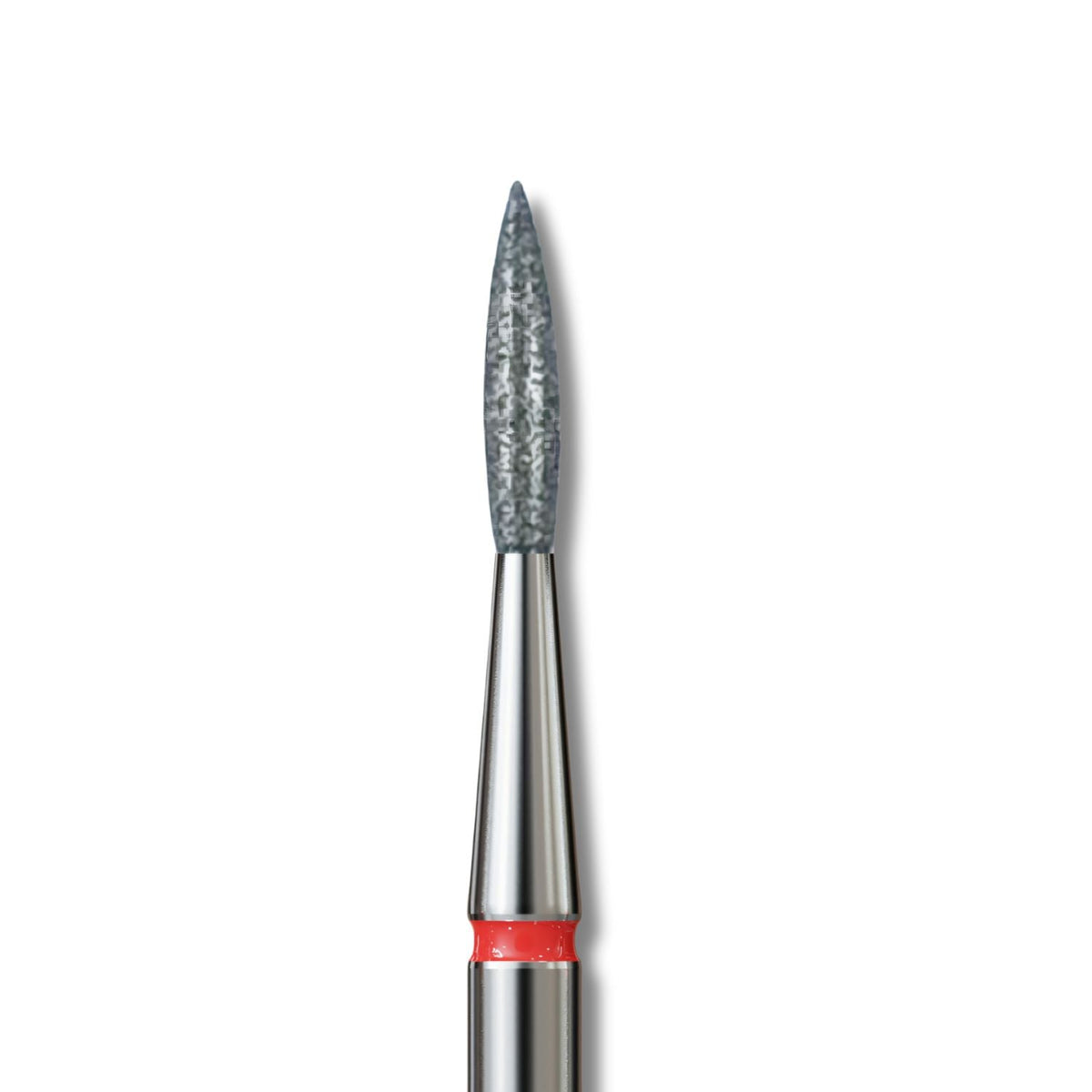 IQ Nails Diamond Nail Drill Bit Flame Shaped Fine 1.8mm XL Red 243.514.018XL IQ Nails