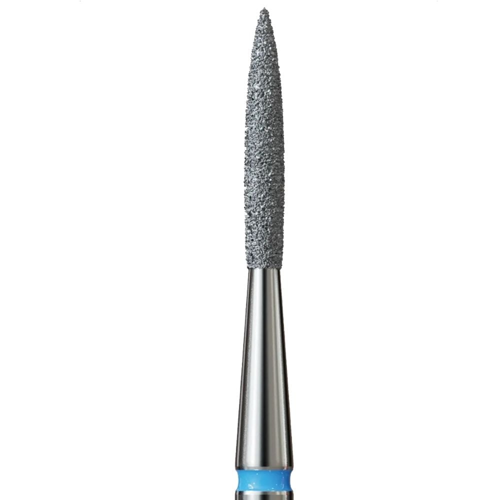 IQ Nails 2in1 Diamond Nail Drill Bit Long Flame Shape Standard Grid 1.6mm V104.250.524.016 IQ Nails
