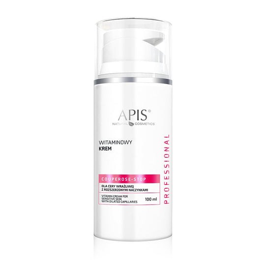 Apis Professional Couperose Stop Vitamin Cream for Sensitive Skin with Dilated Capillaries 100ml Apis