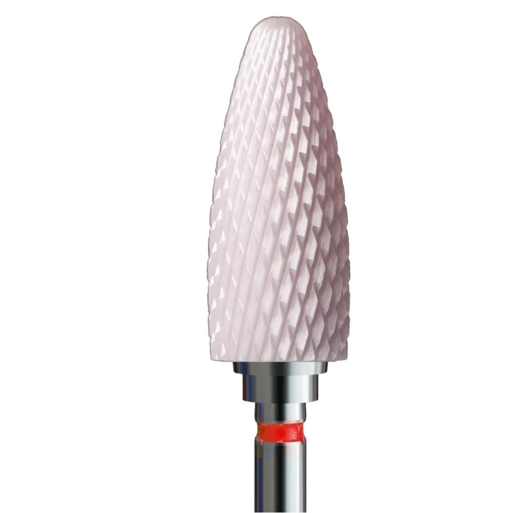 IQ Nails Ceramic Nail Drill Bit Extra Fine Cone Cross Cut 6mm Pink Z274XF HP.060_P IQ Nails