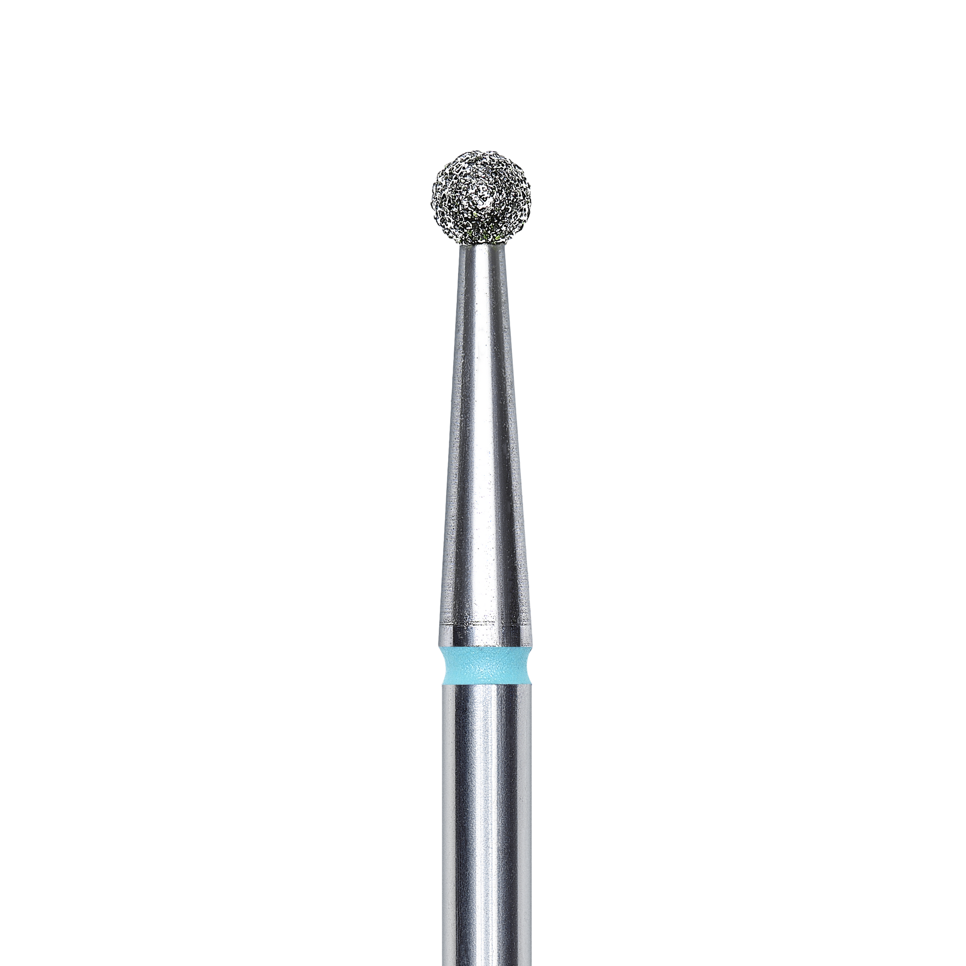 Diamond nail drill bit, "ball", blue, head diameter 2.5 mm Staleks